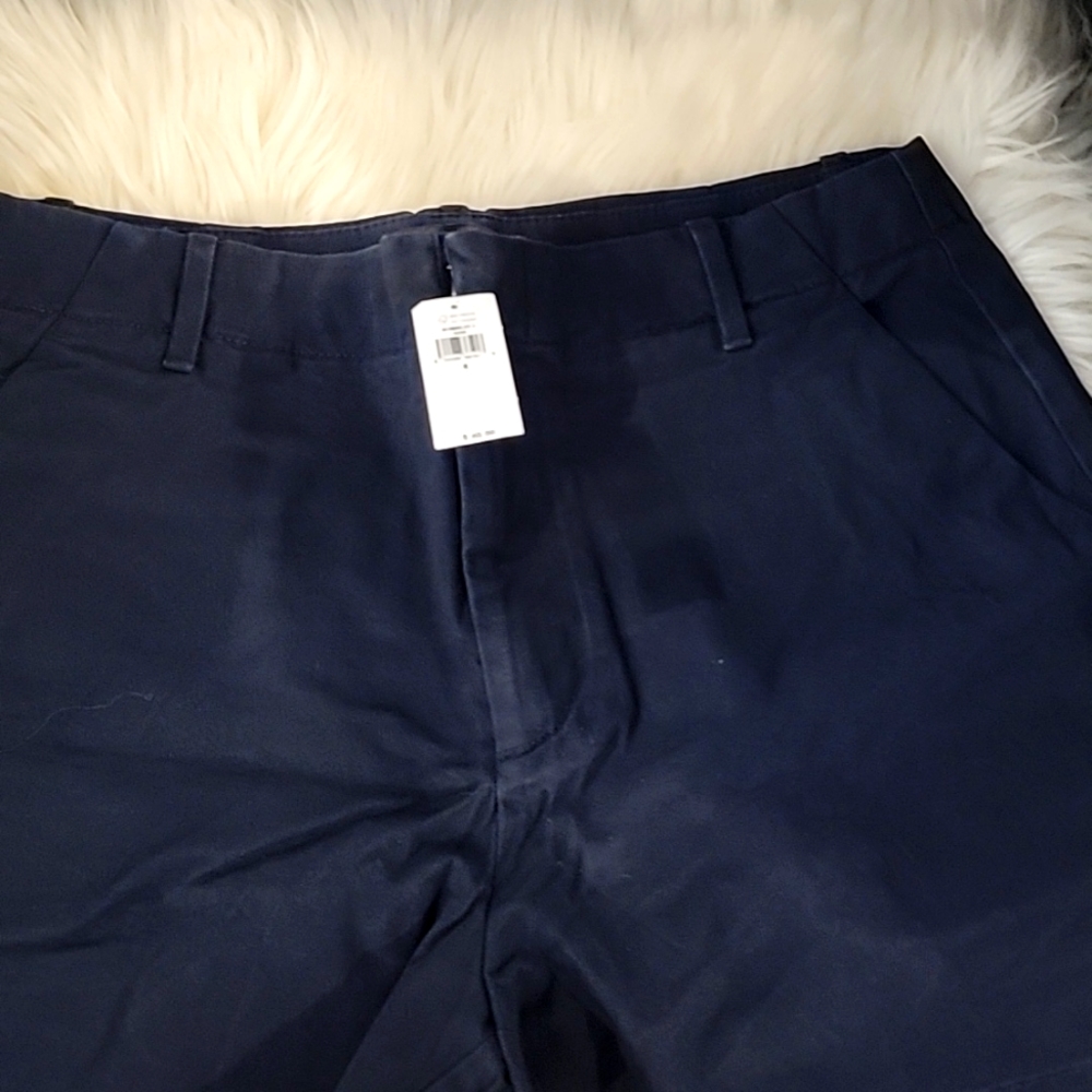Banana Republic Navy Chino Shorts, Size 6